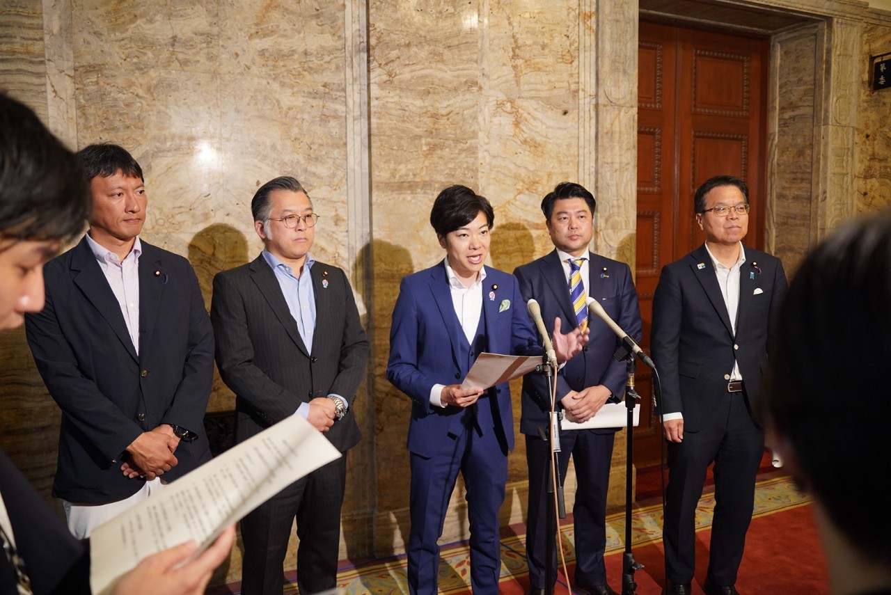 【法案提出】「公選法改正案」を衆議院に提出