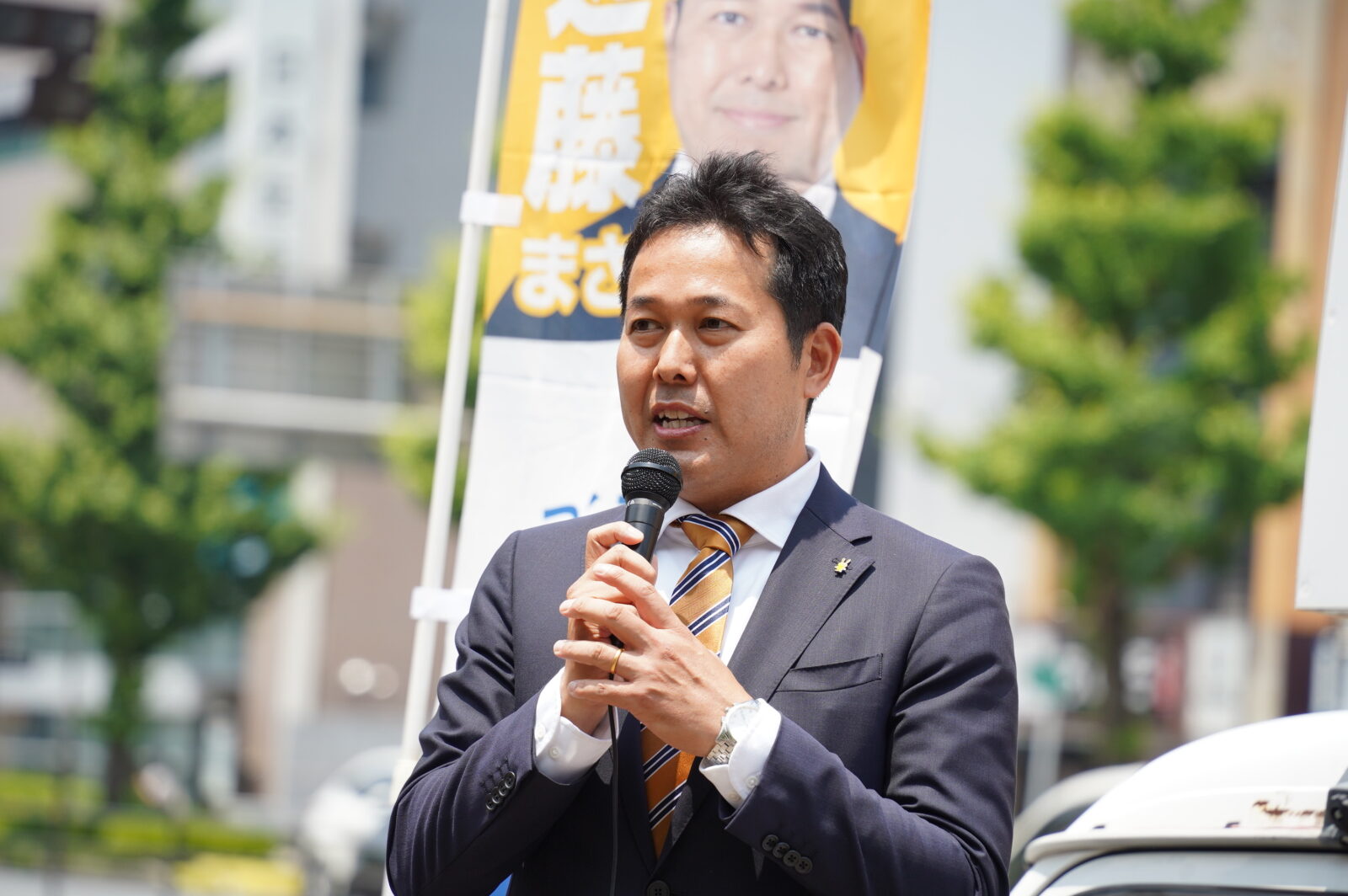 【福岡】「久留米の潜在力を活かし、日本全体の活力向上を」近藤まさひこ総支部長が玉木代表と街頭演説