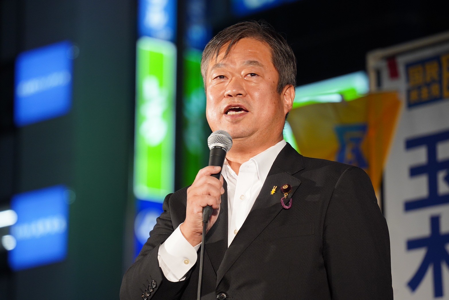 【東京】「手取りを増やす。真面目に働く全ての日本人のための政策を貫いていく」国民民主党街頭演説会を開催