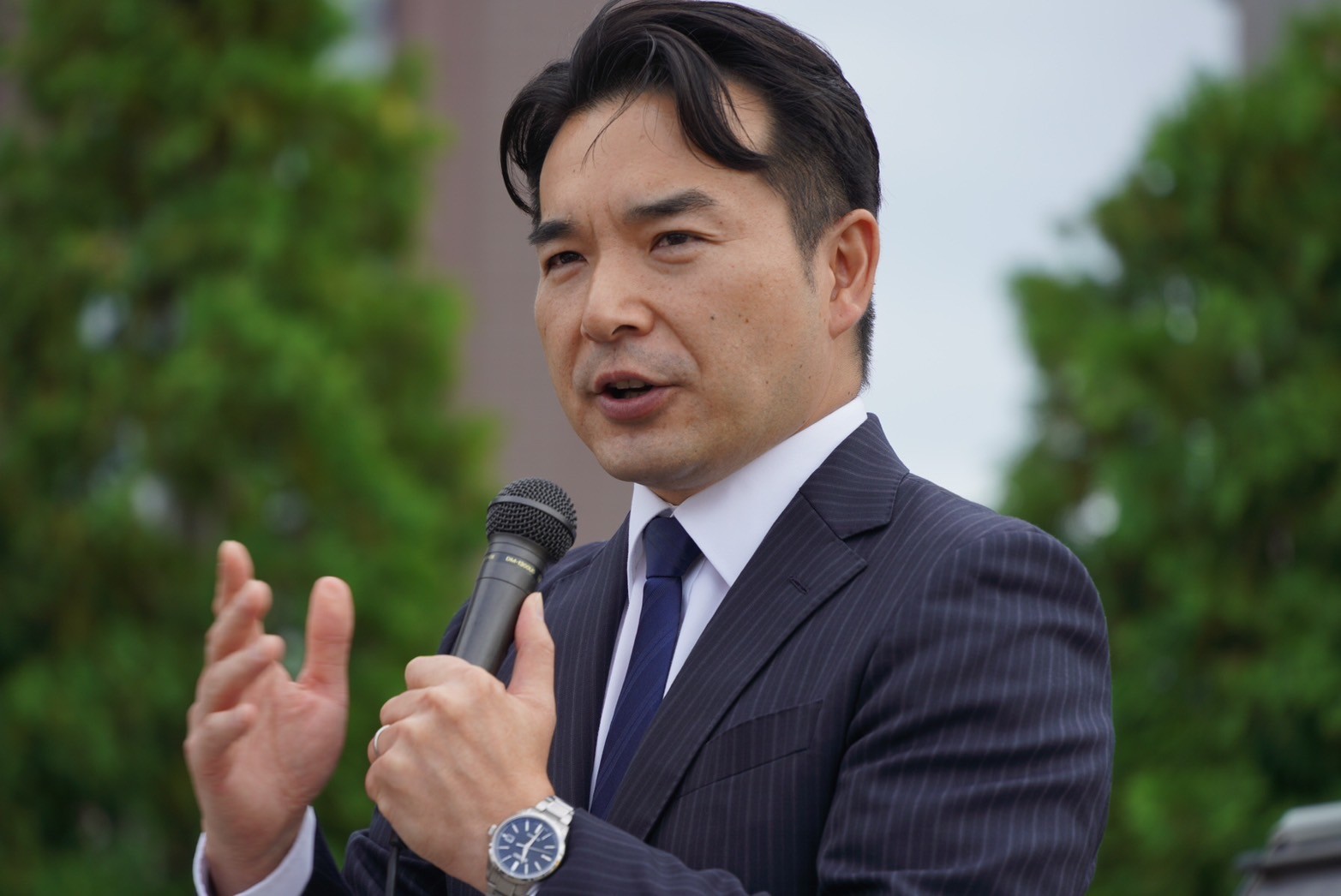 【茨城】「税金を使う側ではなく、税金を払っている皆さんのための政治を」玉木代表が浅野さとし青年局長と街頭演説