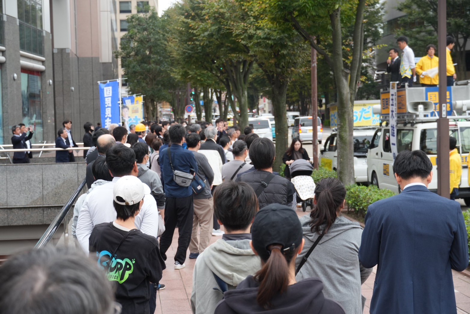 【石川1区・おだけかい】「皆様の想いを届けるための選挙にする」おだけかい候補が玉木代表と街頭演説