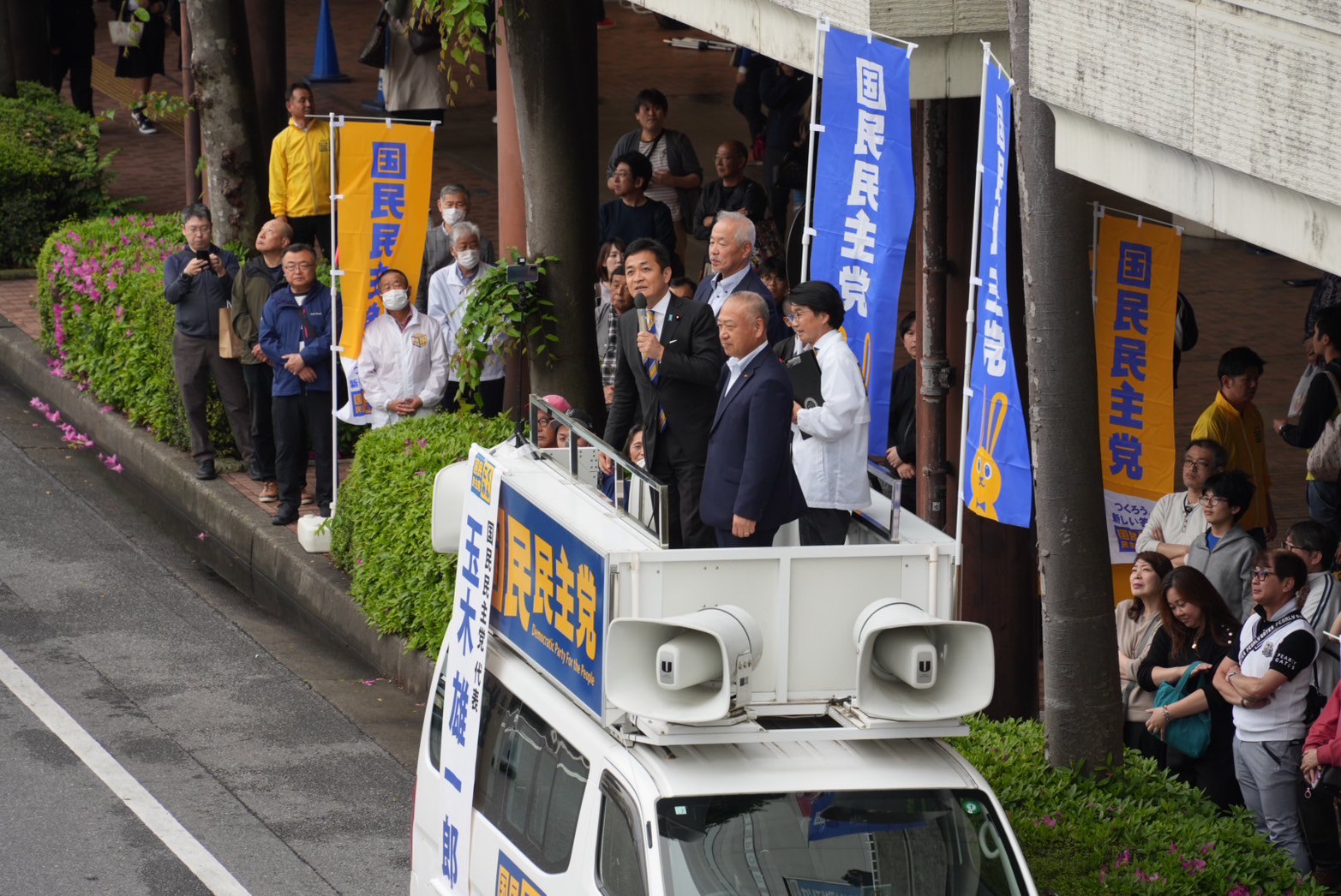 【栃木】「『決断すべきことを決断する』そんな政治を行なっていきたい」玉木代表が街頭演説