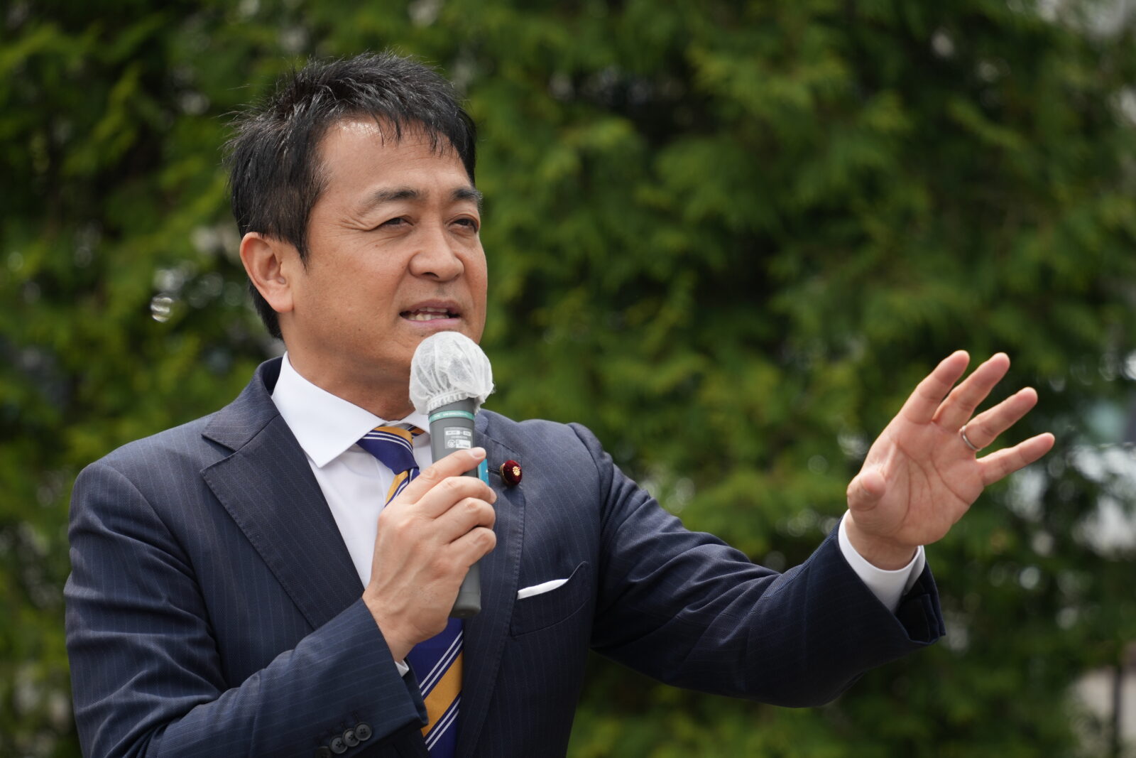 【北海道】「声なき声に寄り添い、生活に根ざした政治を実現していく」小川陽平千歳市議会議員候補が玉木代表と演説