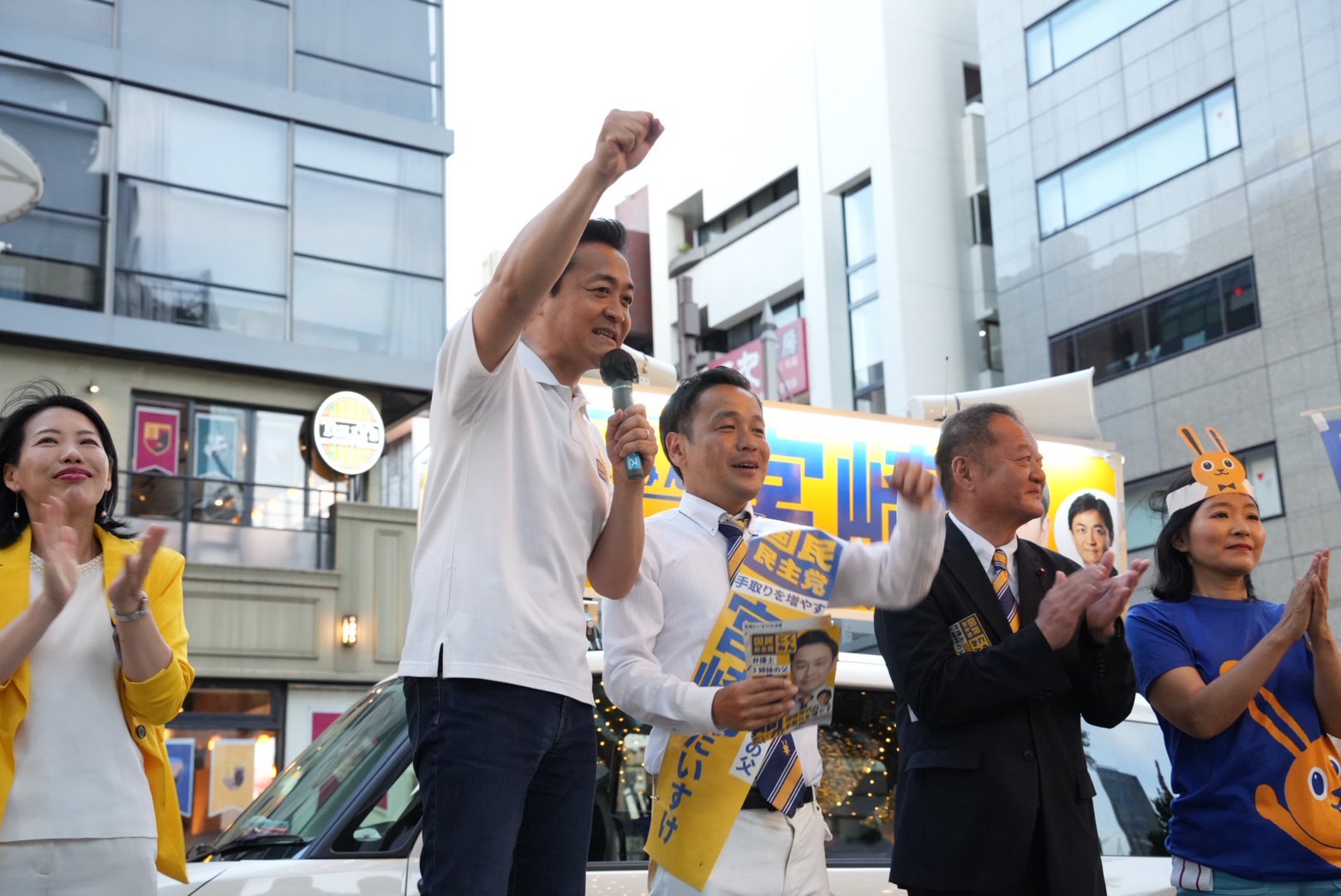 【都議選（港区）】「負のスパイラルを断ち切るときは今、期待感のスパイラルをつくりたい」宮崎だいすけ都議候補と玉木代表が演説
