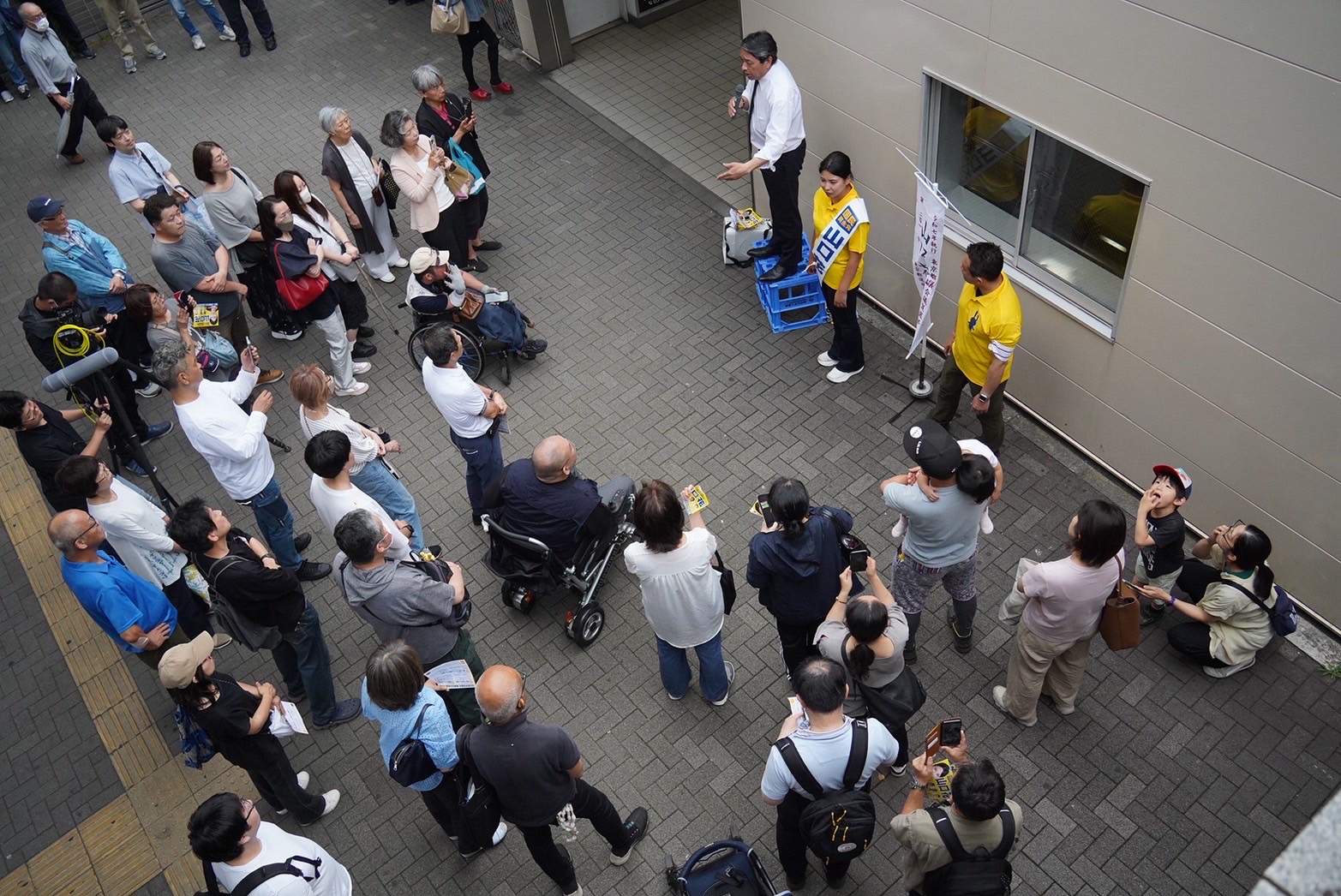 【都議選（練馬区）】「現役世代の当事者として練馬から声を上げていく。」山口花都議候補が榛葉幹事長と演説