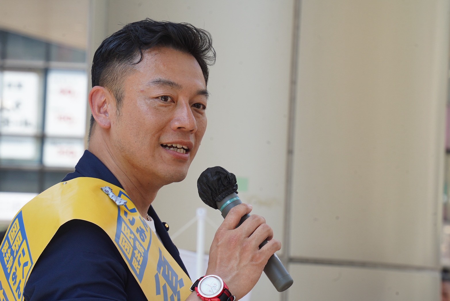 【都議選（八王子）】「都民の手取りを増やし、国民の生活を守る政治を皆様と一緒につくっていきたい」須山たかし都議候補が榛葉幹事長と演説