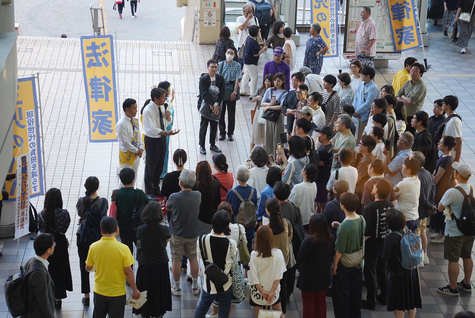 【都議選（港区）】「日本を元気にしていく挑戦に皆さんも参加してほしい」宮崎だいすけ都議候補と榛葉幹事長が演説