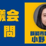 小野 まり 飯能市議会議員が、飯能市議会 令和7年6月定例会 本会議で一般質問