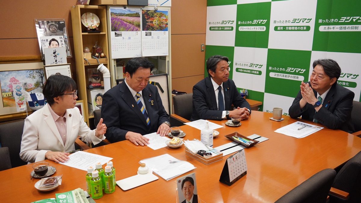 【申し入れ】「令和7年8・9月における大雨・竜巻などによる災害に関する要望」を内閣官房長官へ申し入れ