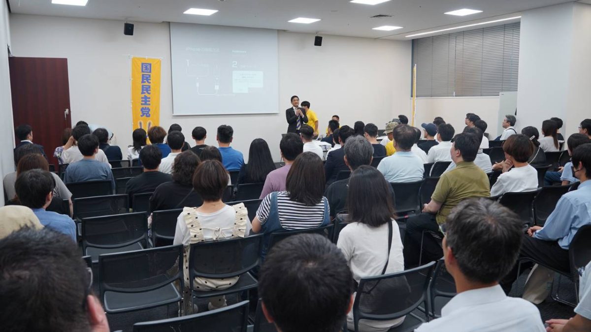 【東京】「中長期的な経済成長に向けた戦略を持っているのが国民民主党だ」全国キャラバンで玉木代表が街頭演説