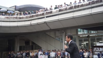【奈良】「人と技術を大切にする政治を」玉木代表が全国キャラバンで講演