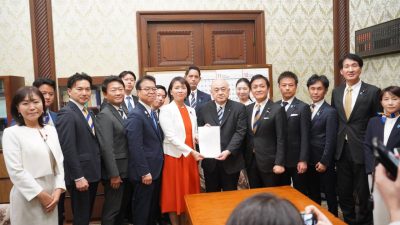 【法案提出】議員立法「年少扶養控除復活法案」を提出
