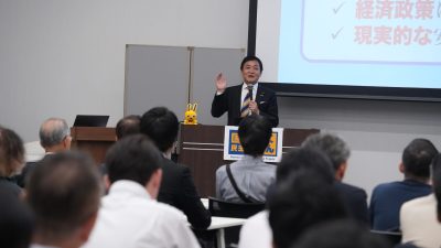 【長崎】「国民のための政治に移行しよう」玉木代表が全国キャラバンで挨拶