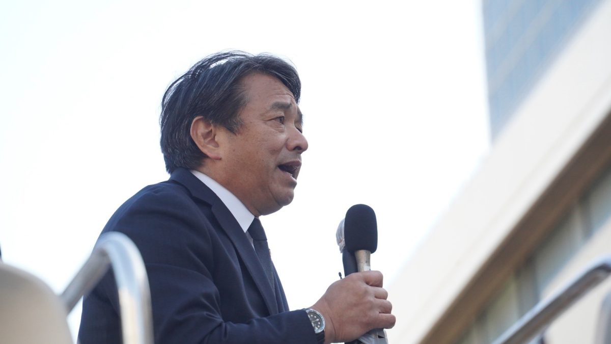 【新潟】「エネルギー政策の最終決断は国の責任で」榛葉幹事長が全国キャラバンで講演