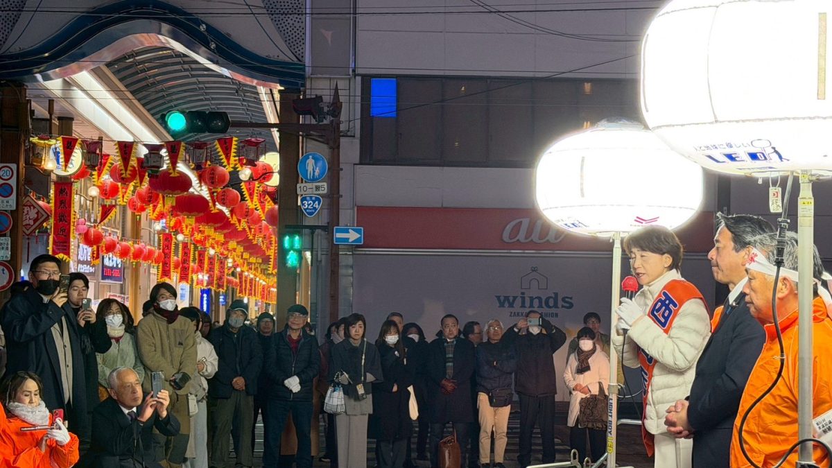 【長崎】「日本には現実的な政策を掲げ、実現する野党が必要だ」西岡秀子候補が榛葉幹事長と街頭演説
