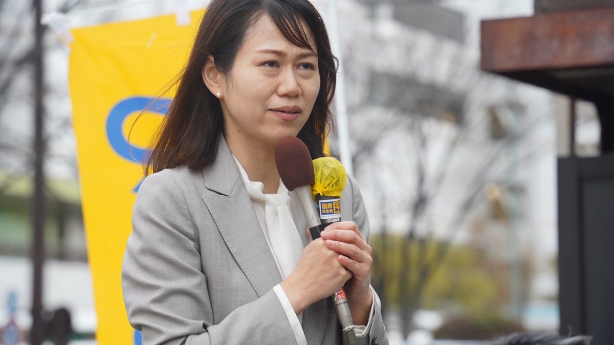 【和歌山】「国の懐を増やすのではなく、国民一人一人の手取りを増やしていく」榛葉幹事長が和歌山駅前で街頭演説