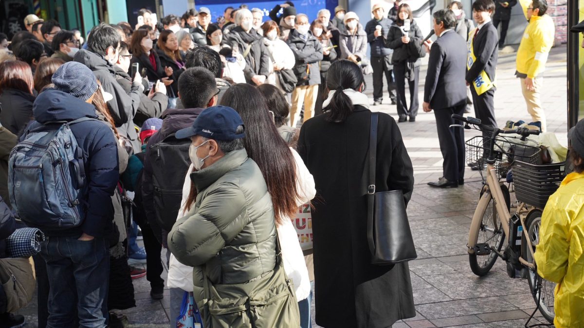 【東京18区】「私は1人1人に寄り添い向き合う政治を実現したい」鈴木ゆうま候補と榛葉幹事長が東京都内で街頭演説
