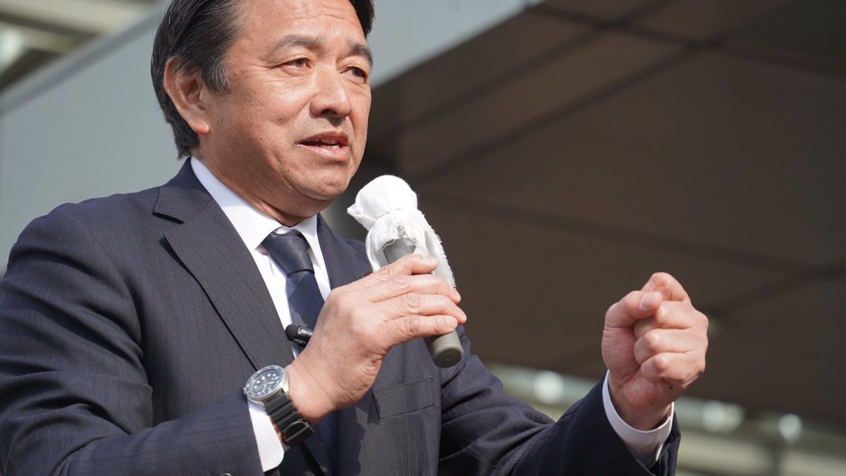 【奈良1区】「ゆとりをもって過ごせる生活を実現するために、一票を私へ託してほしい」杉本あおい候補が榛葉幹事長と街頭演説