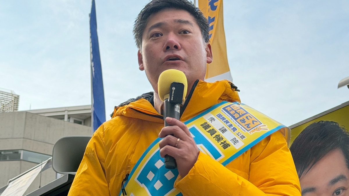 【東京3区】「国民民主党を信じて、力を与えていただきたい」石田しんご候補が榛葉幹事長と街頭演説