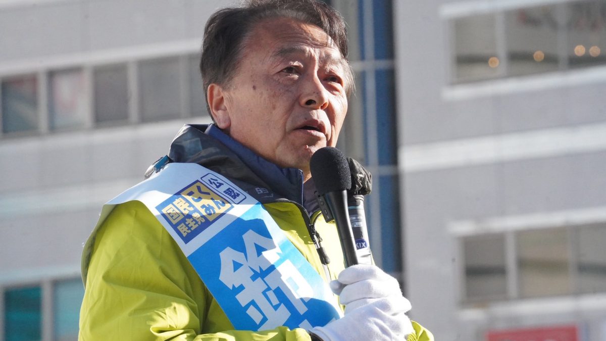 【埼玉14区】「地域をまわって声を届ける」鈴木よしひろ候補が榛葉幹事長と草加駅で街頭演説