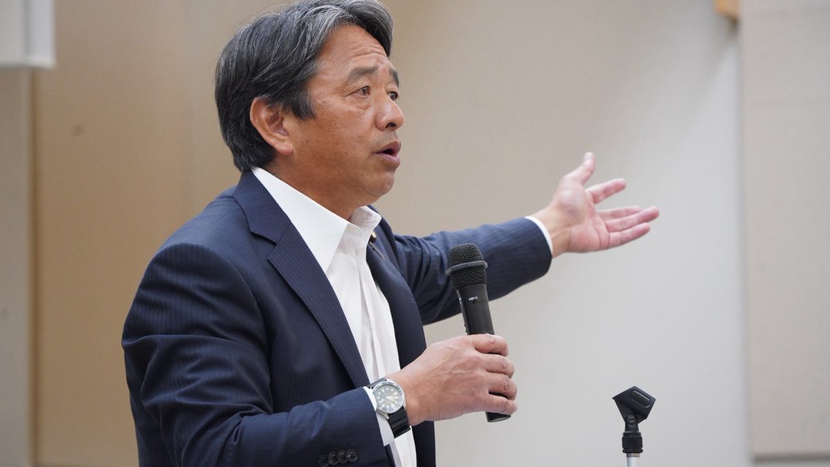 【福井】「13人の候補者擁立を目標に、国民民主党をこの福井から大きく」榛葉幹事長が全国こくみんミーティングで訴え